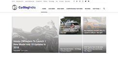 Desktop Screenshot of carblogindia.com